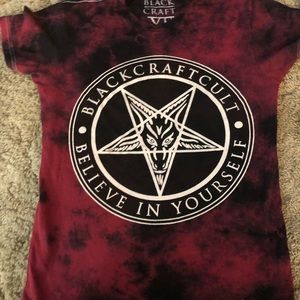 Tie dye sigil of baphomet